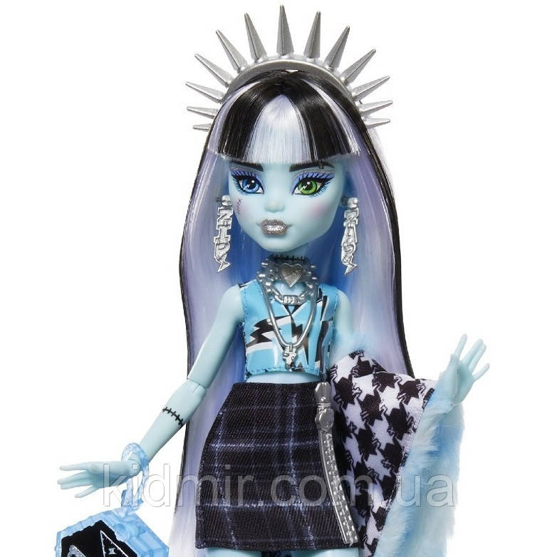 Монстр Хай Френкі Штейн Лялька Monster High Skulltimate Secrets Fearidescent Series Frankie Stein HNF75