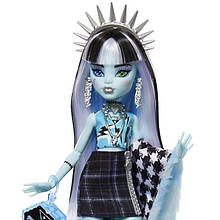 Монстр Хай Френкі Штейн Лялька Monster High Skulltimate Secrets Fearidescent Series Frankie Stein HNF75