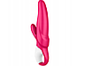Вагінальний вібратор і стимулятор клітора для точки G Satisfyer Yummy Sunshine рожевий, фото 4