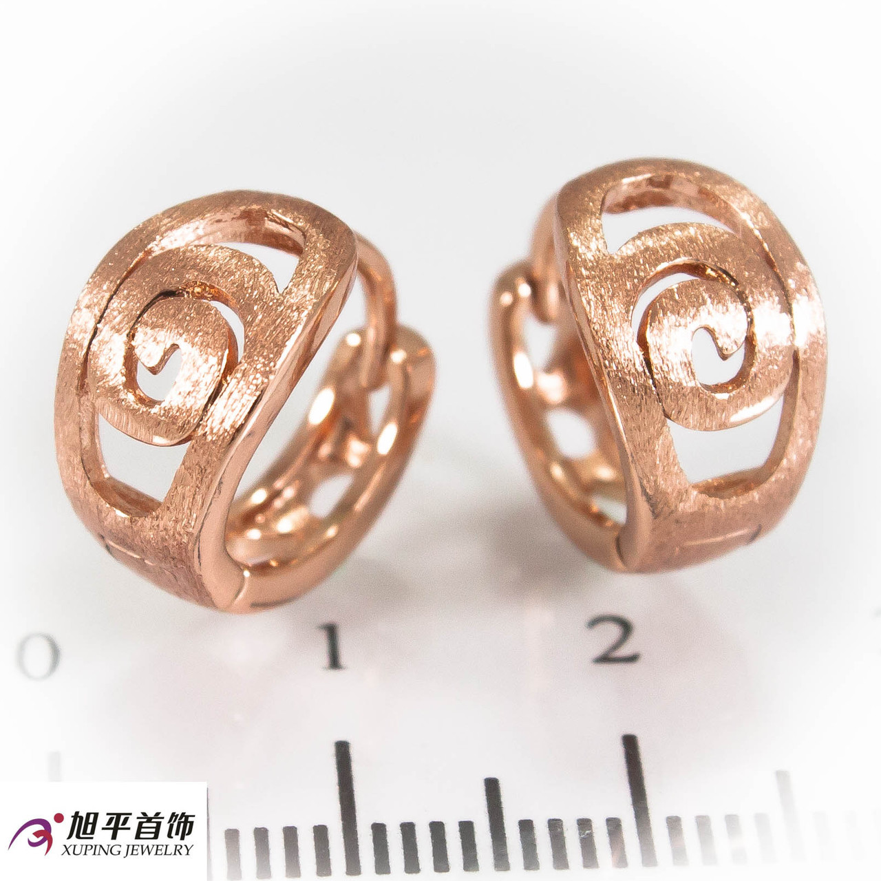 Сережки Xuping 1,2 см (Медичне золото) 624854