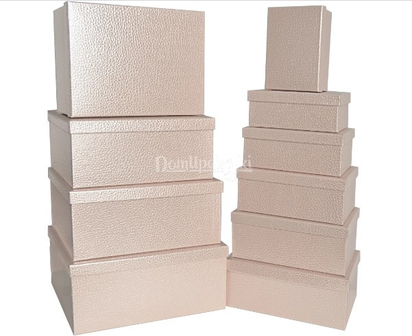 Коробка подарункова прямокутна "Пудрове тиснення" №6 1050, фото 1