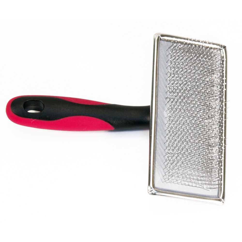 Пуходерка з напиленням, велика для довгої шерсті, 11,2*14,2 см, Croci, фото 1