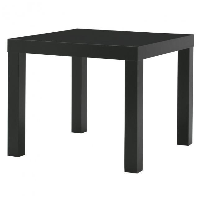 Придиваний столик, чорний, 55x55 см, 200.114.08, IKEA, ІКЕА, LACK
