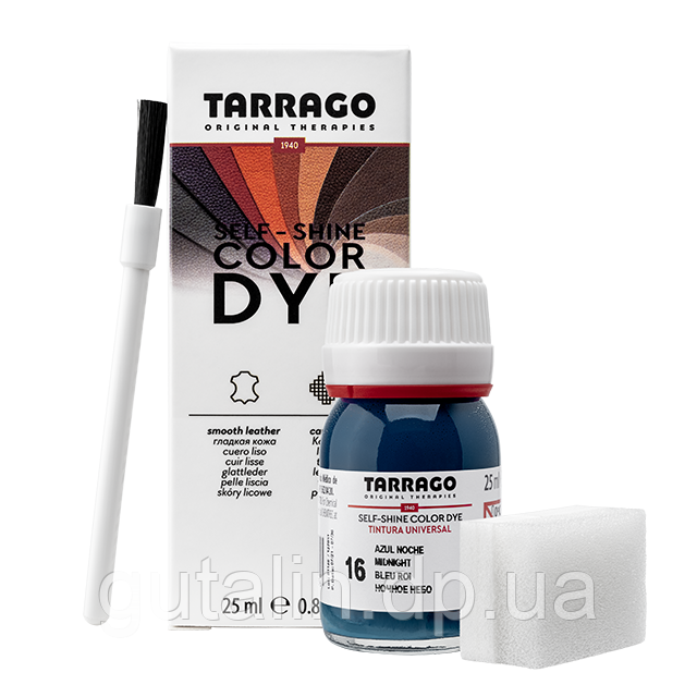 Барвник для гладкої шкіри та текстилю Tarrago Color Dye 25 мл колір синій (16)