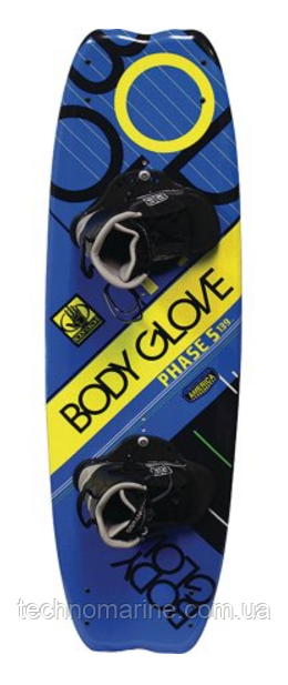 Вейкборд 139 см PHASE 5, Bodyglove з кріпленням