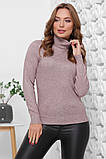 Гольф водолазка жіночий батал комір відворот 57293, фото 5