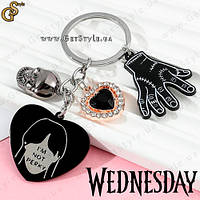 Брелок Венздей Wednesday Keychain подарункове паковання