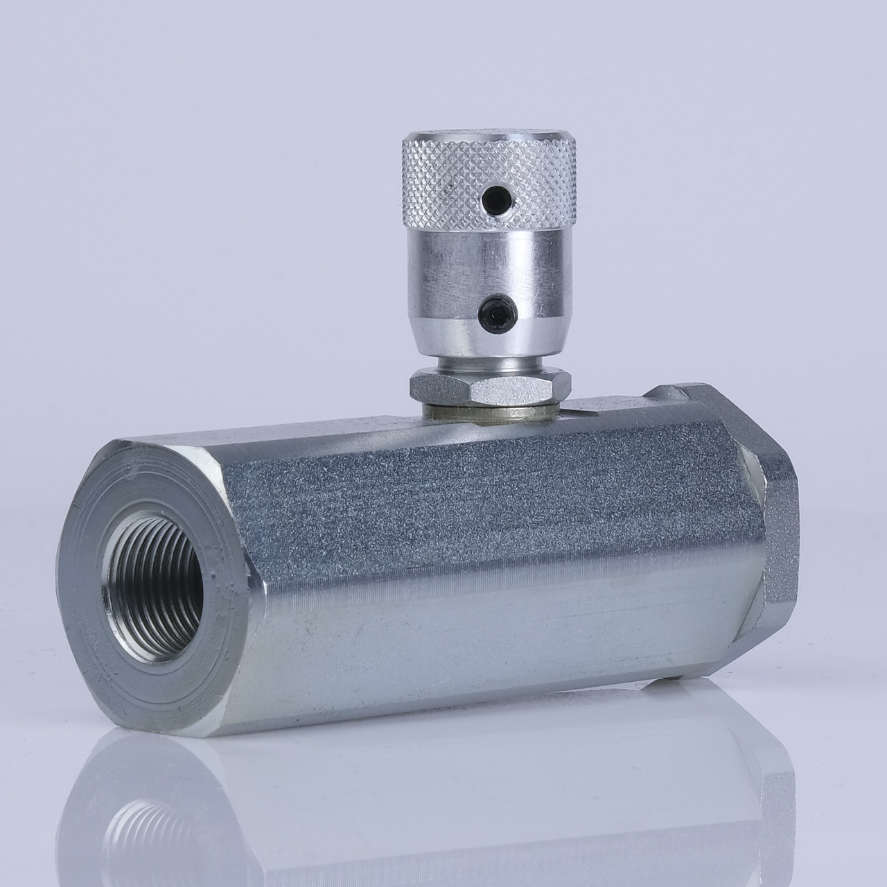 Регулятор витрати 2-х лінійний зі зворотним клапаном компенсований VRFU 90 3/8" COMP