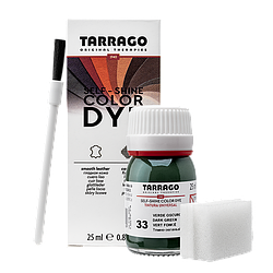 Барвник для гладкої шкіри та текстилю Tarrago Color Dye 25 мл колір темно-зелений (33)