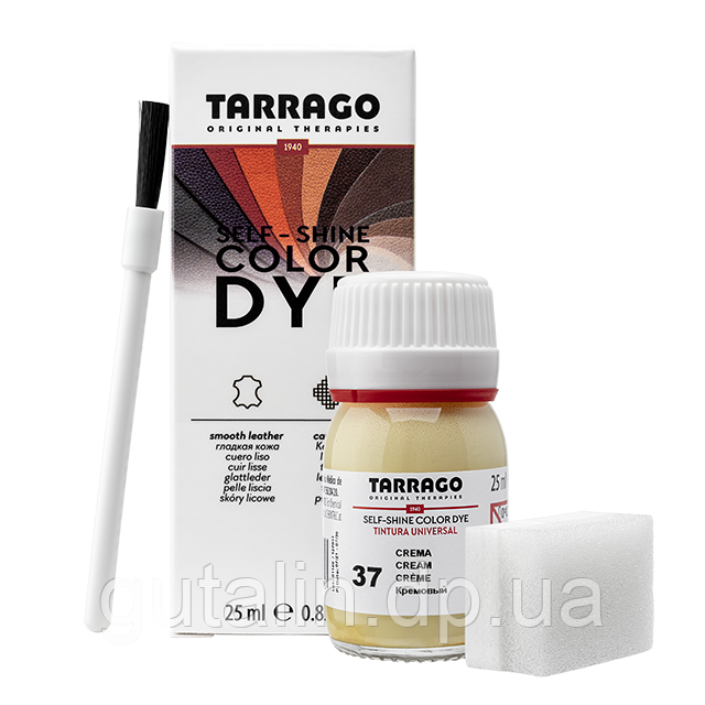 Барвник для гладкої шкіри та текстилю Tarrago Color Dye 25 мл колір кремовий (37)