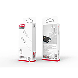 Кабель XO Type-C-Type-C NB-Q190A 60W 3A/1m White, фото 3