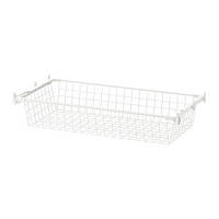 Проволочн корзина с направляющими IKEA ХЭЛПА, белый, 80x40 см, 992.134.65