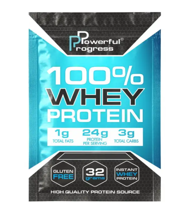Протеїн 100% Whey Protein Powerful Progress 32 г Капучіно