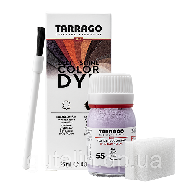 Барвник для гладкої шкіри та текстилю Tarrago Color Dye 25 мл колір бузковий (55)