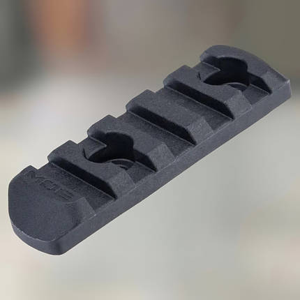 Планка Magpul MOE Polymer на 5 слотів, Weaver/Picatinny, колір Чорний, фото 1
