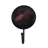 Вешалка-крючок Конь круглая металлическая OR-1050