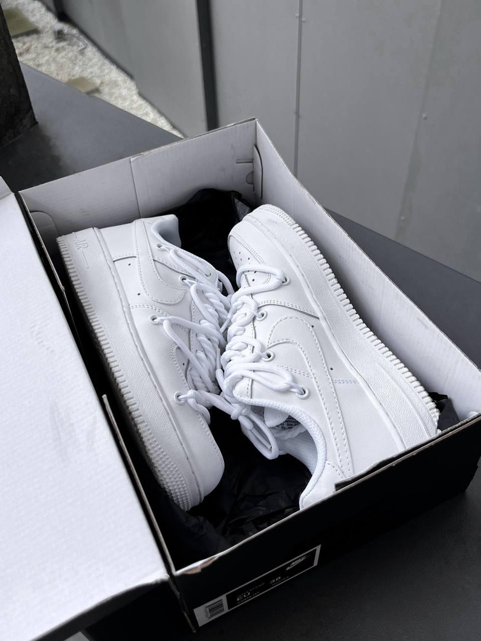 Nike Air Force 1 Low White Off Shoelaces Custom
