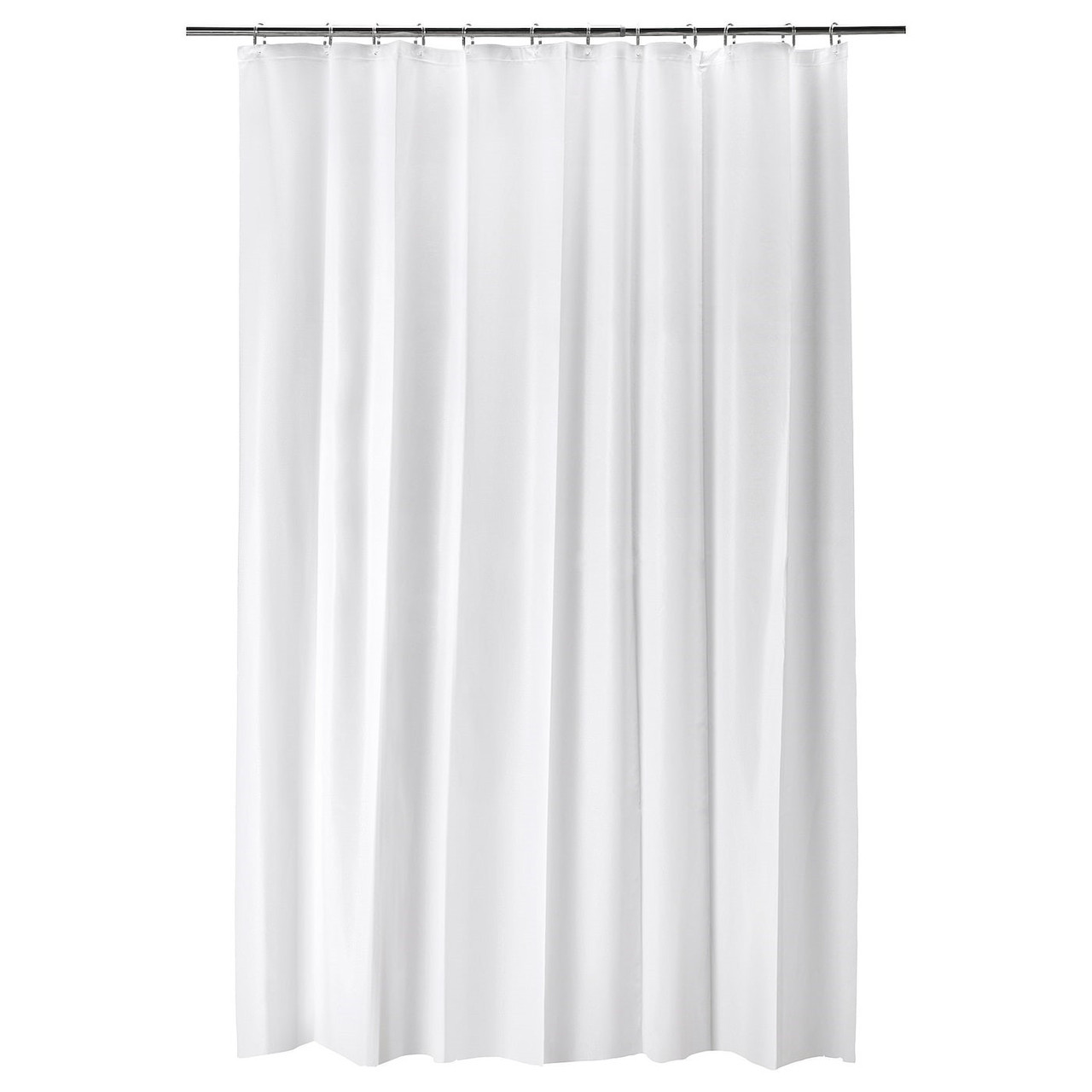 Шторка для ванної IKEA BJÄRSEN білий 180x200 см 604.437.02