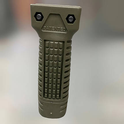 Рукоятка передня DLG TACTICAL (DLG-115-green), колір Олива, з відсіком, з планкою Пікатінні, рукоятка перенесення вогню, фото 1