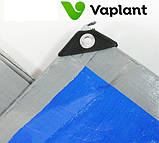 Міцний тент тарпаулін 2х3 м. щільністю 180 г/м2 з металевими посиленими люверсами, захист від сонця, вітру і.., фото 4