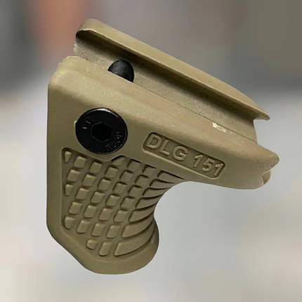 Упор DLG TACTICAL (DLG-151-beige) з гніздом для QD антабки, колір Койот, упор на цівку на планку Пікатінні, фото 1