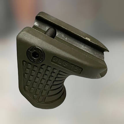Упор DLG TACTICAL (DLG-151-green) з гніздом для QD антабки, колір Олива, упор на цівку на планку Пікатінні, фото 1