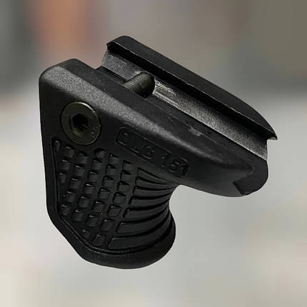 Упор DLG TACTICAL (DLG-151-black) з гніздом для QD антабки, колір Чорний, упор на цівку на планку Пікатінні, фото 1