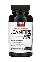 Force Factor Nighttime Fat Burner Leanfire PM 60 Vegetable Capsules