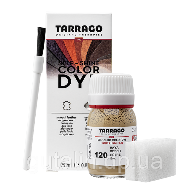 Барвник для гладкої шкіри та текстилю Tarrago Color Dye 25 мл колір бук (120)