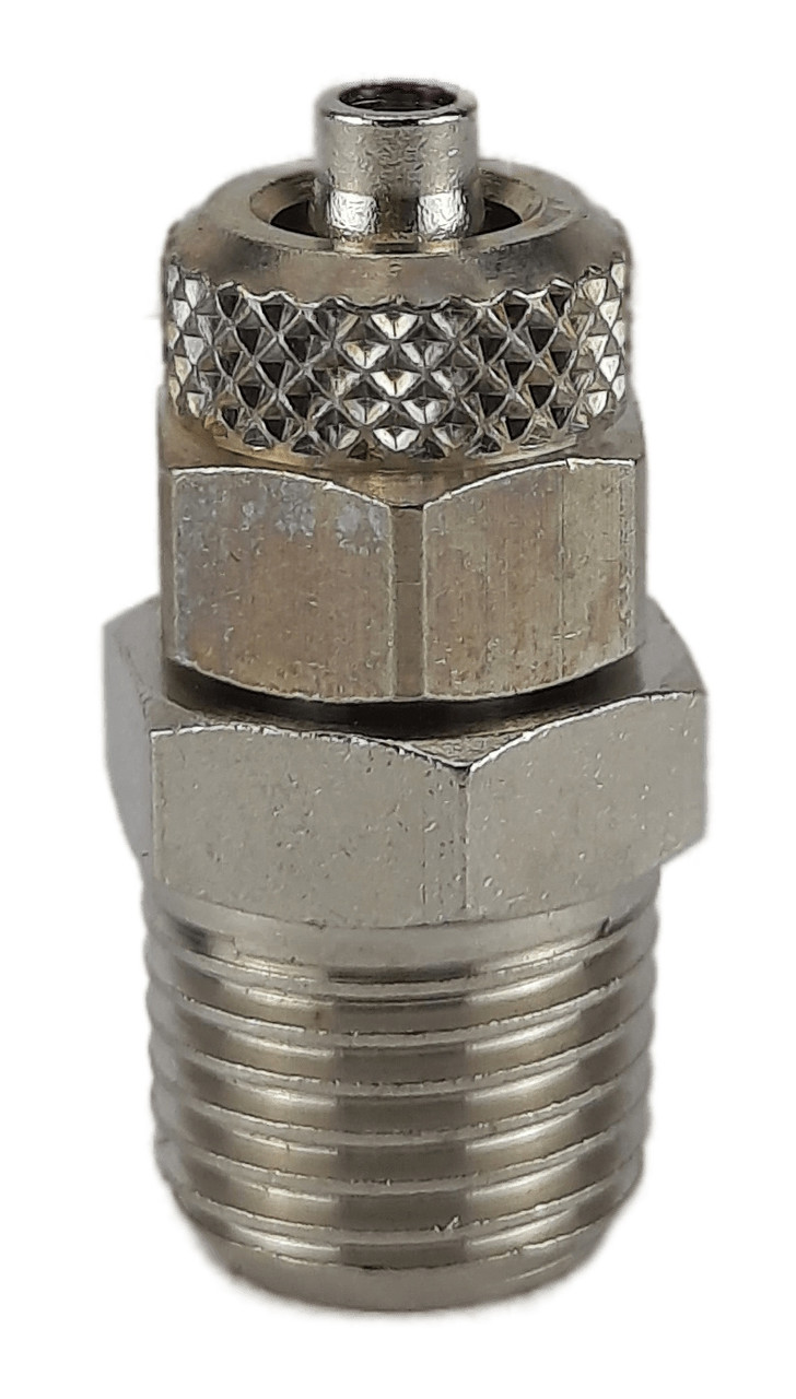 Соединение цанговое прямое | наружная конусная резьба - R 1/8" M, под ...