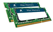 Пам'ять для ноутбука Apple Macbook pro Corsair 16 GB Kit 2x8 GB DDR3 1333 MHz (PC3-10600) 204p SODIMM