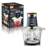 Кухонний блендер RAF R.7038 3L 800 Вт, Подрібнювач продуктів, Блендер-чопер, фото 5