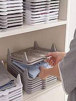 Органайзер для футболок FOLD POT, Органайзер для одягу, Компактна шафа, Складаний органайзер, Складний органайзер, фото 4