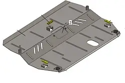 Захист двигуна Acura TSX 2004-2008 V-2.4/3.5, закр. двс +рад + кпп