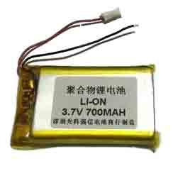 Акумулятор Li-pol 3.7V 700mAh (4 x 30 x 48 мм.), фото 1