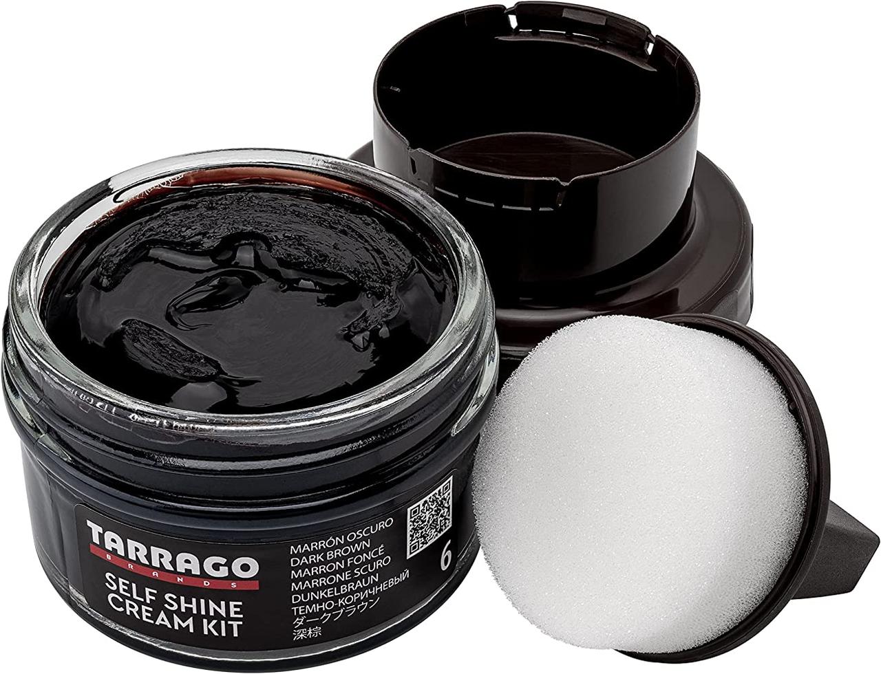Крем для взуття Tarrago Self Shine Kit Cream 50 мл темно-коричневий (06), фото 1