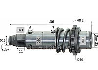 Ствол перфоратора Tekhmann TRH-1120 D в сборе