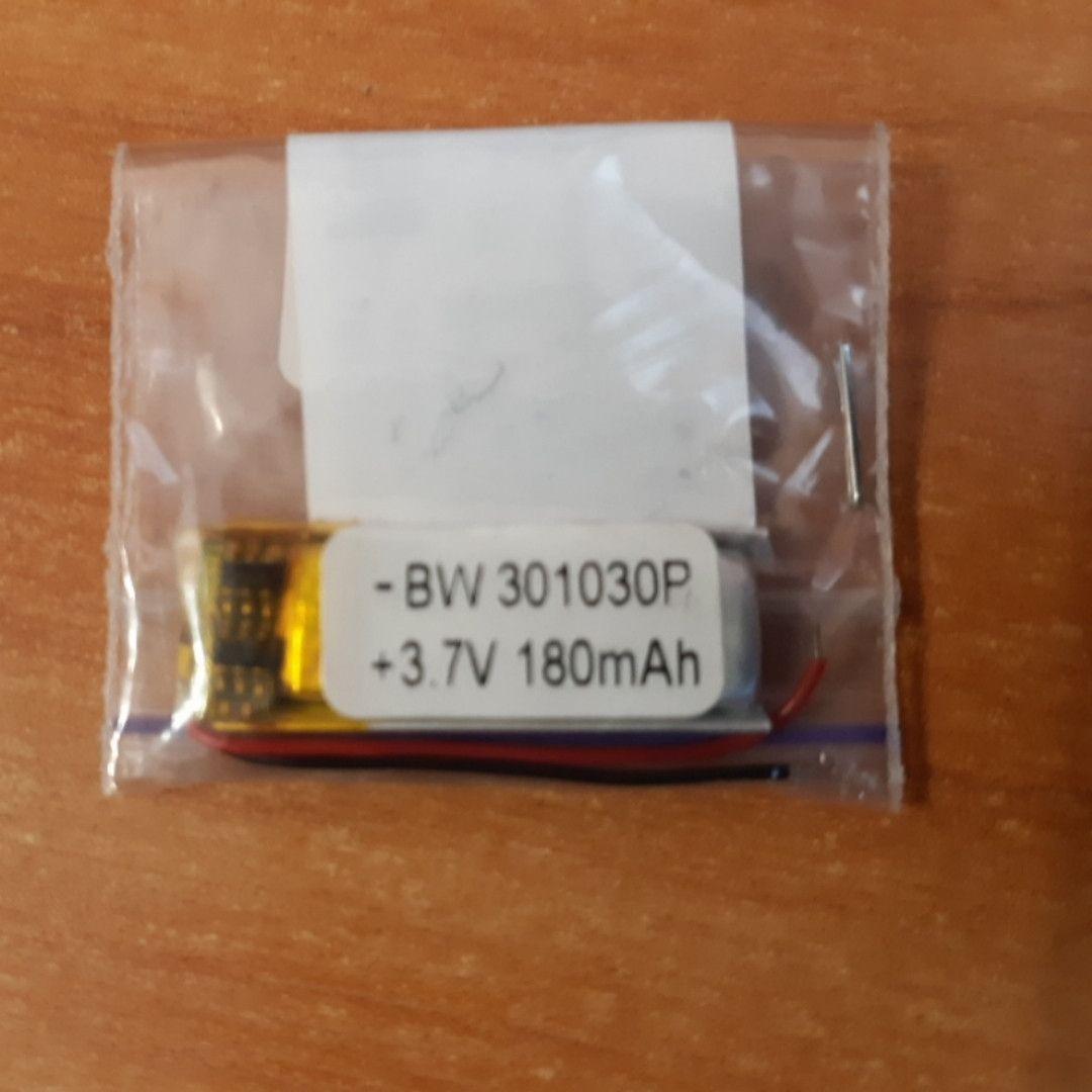 Акумулятор Li-pol 3.7V 180mAh (3 x 10 x 30 мм.)