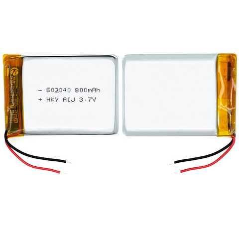 Акумулятор Li-pol 3.7V 800mAh (6 x 20 x 40 мм.)