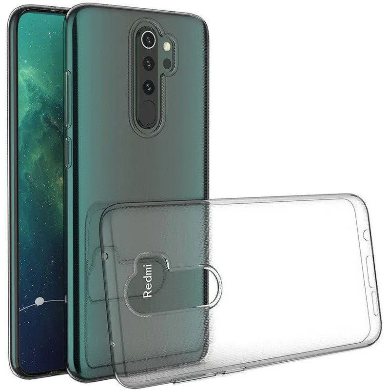 TPU чохол Epic Transparent 1,5mm для Xiaomi Redmi Note 8 Pro Безбарвний (прозорий), фото 1