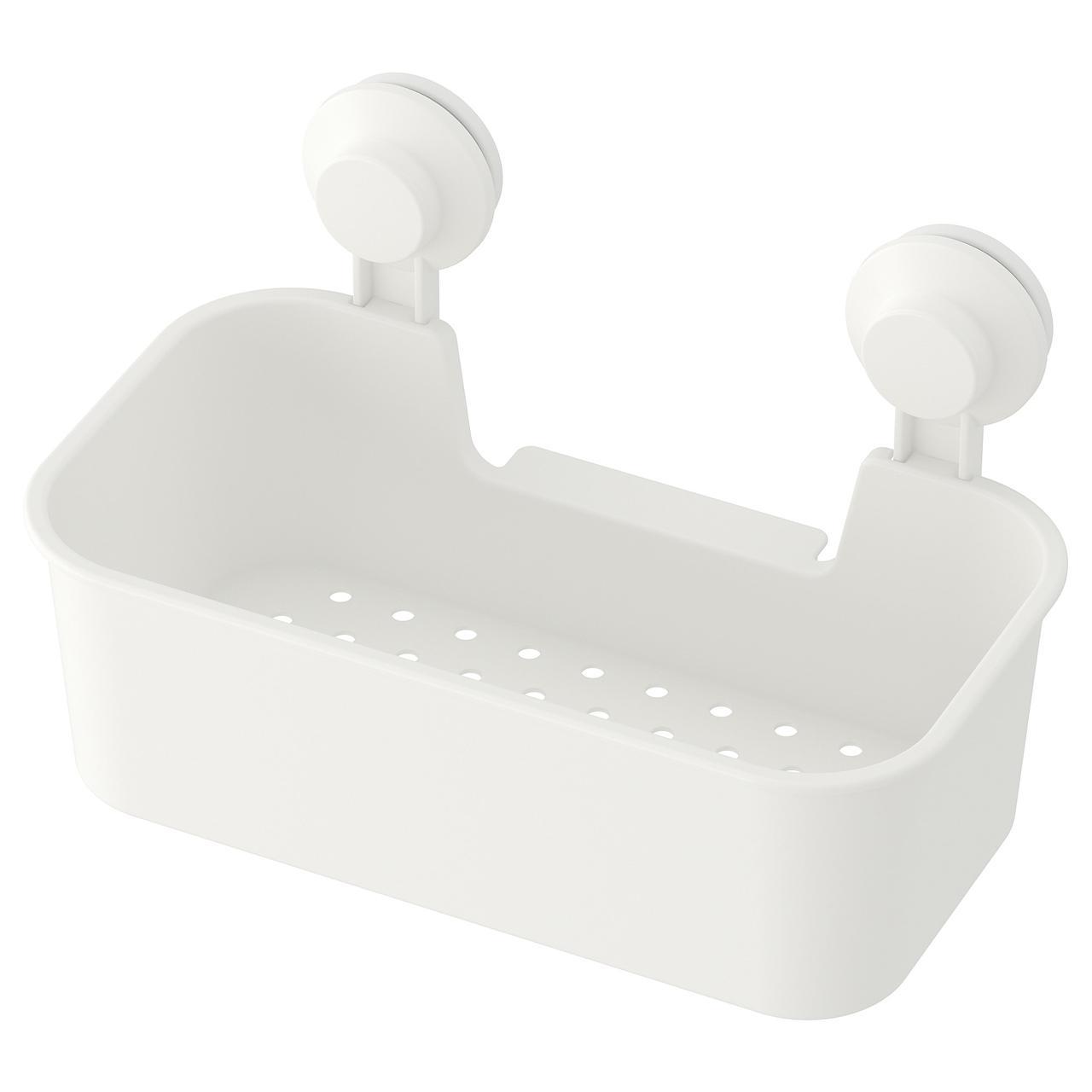 Корзина на присосках IKEA TISKEN білий 403.812.53