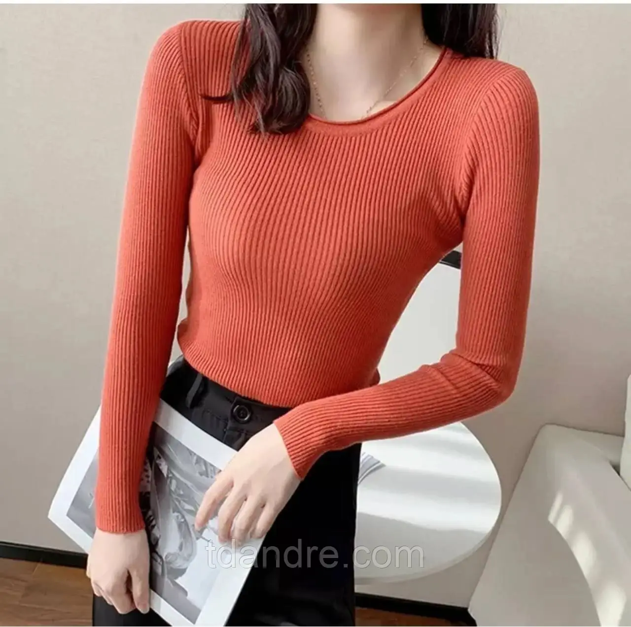 Жіночий базовий гольф в асортименті, фото 1