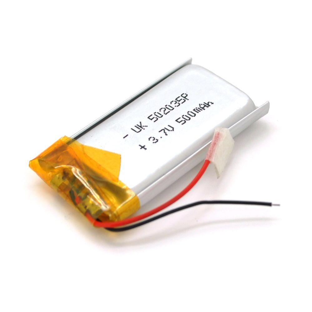 Акумулятор Li-pol 3.7V 500mAh (5 x 20 x 35 мм.)