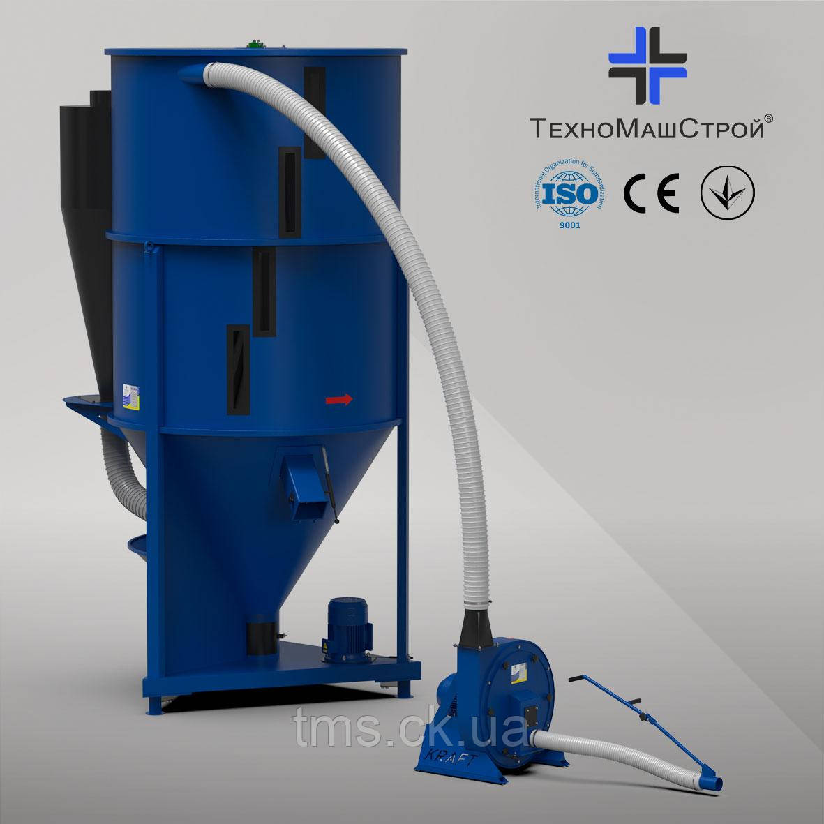 Кормоцех "Фермер" КС-3000 з зернодробаркою KRAFT 22 кВт./CHOPPER-15 кВт./22 кВт./30 кВт.