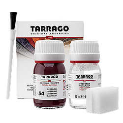 Барвник для гладкої шкіри та текстилю + очищувач Tarrago Color Dye 25мл+25мл колір темно бузковий (54)