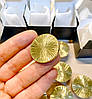 Ручка-кнопка кругла MODERN STYLE CNM-0033-00-Gold Brass блискуче золото Ø=33 мм, фото 9
