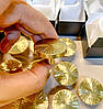 Ручка-кнопка кругла MODERN STYLE CNM-0033-00-Gold Brass блискуче золото Ø=33 мм, фото 8