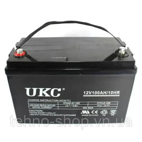 Купить Гелевый аккумулятор 12 вольт 100 ампер UKC Battery Аккумулятор ...