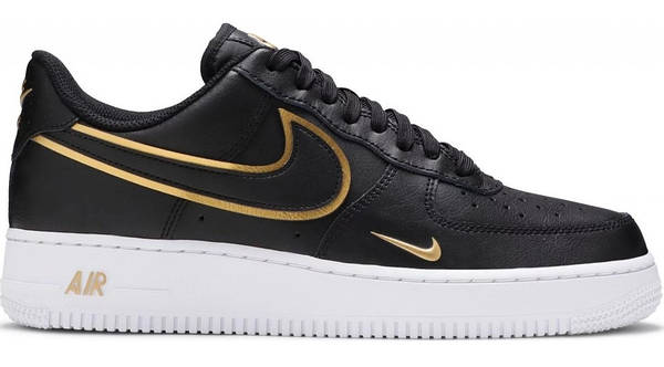 Nike Air Force 1 Low Black Metalic Gold BiGun 1903753352
