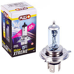 Лампа PULSO/галогана H4/P43T 12v60/55w+50% X-treme Vision/c/box (LP-41655)